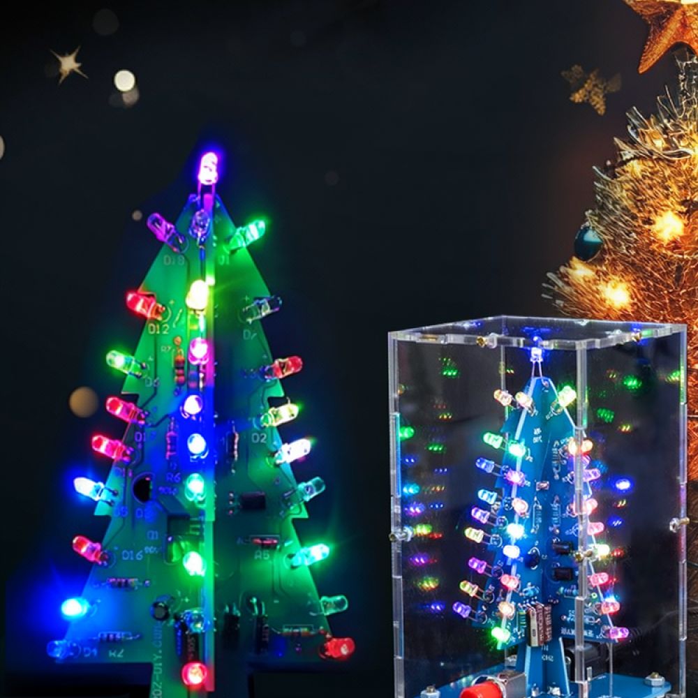 Diy Electronics Projects For Kids - Electronic Project DIY Christmas Tree Kit