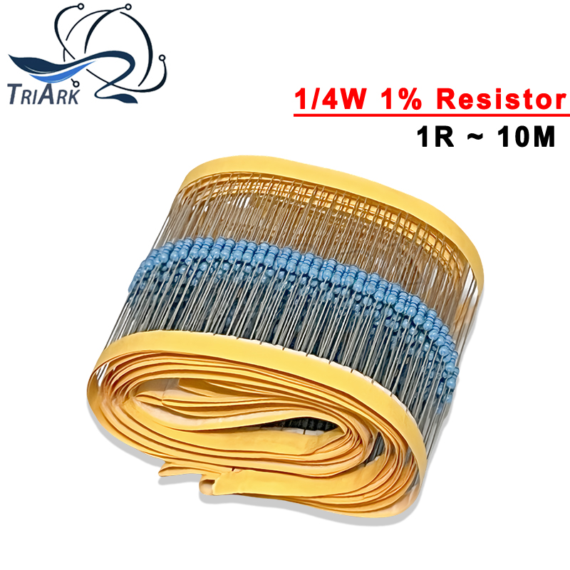 Resistor Kit 1 4W - 100PCS/Lot Metal Film Resistor 1/4W 1%