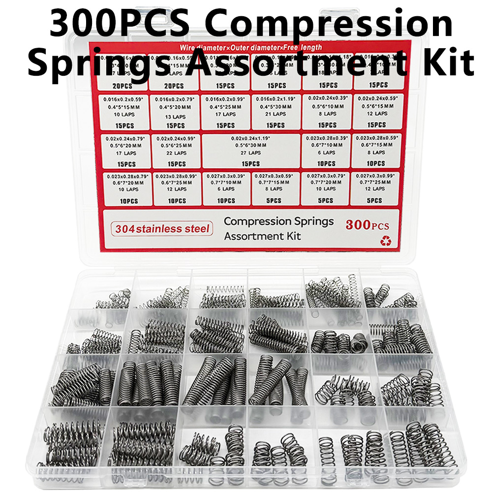 Diy Electronics Repair - 300PCS Premium Stainless Steel Compression Spring