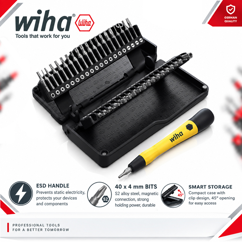 Diy Electronics Repair - WIHA 44624 ESD Anti-Static 40-in-1 Precision
