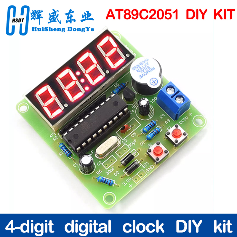 AT89C2051 Digital 4 Bits Elect - огляд і ціна Diy Electronics Websites