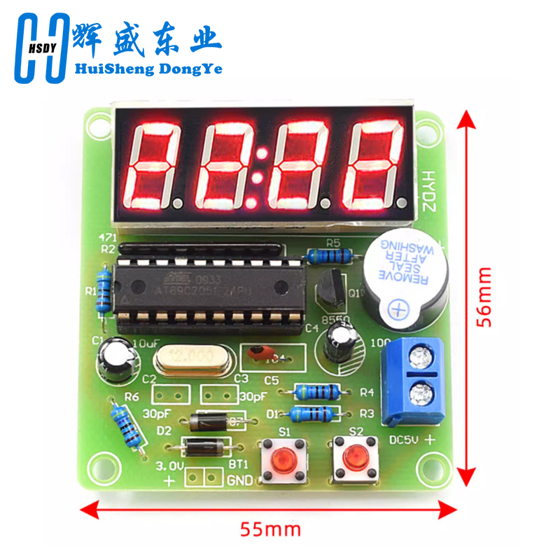 AT89C2051 Digital 4 Bits Elect - огляд і ціна Diy Electronics Websites