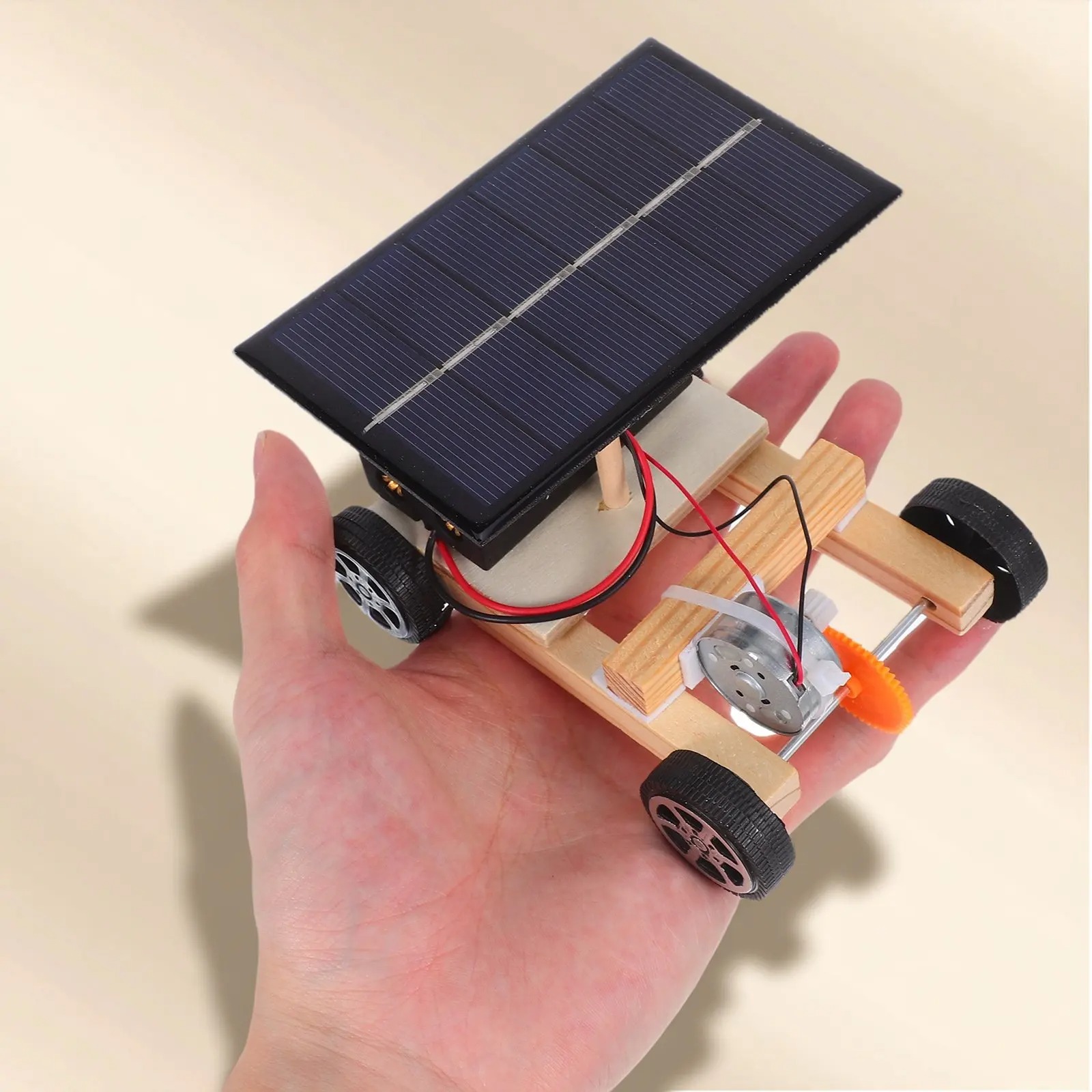 DIY Wooden Assemble Solar Car  - огляд і ціна Diy Electronics Toys