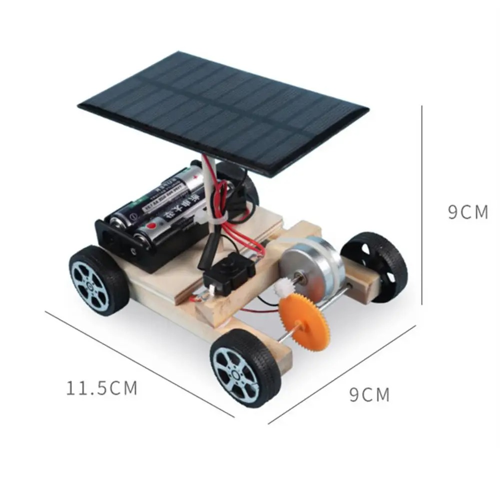 DIY Wooden Assemble Solar Car  - огляд і ціна Diy Electronics Toys