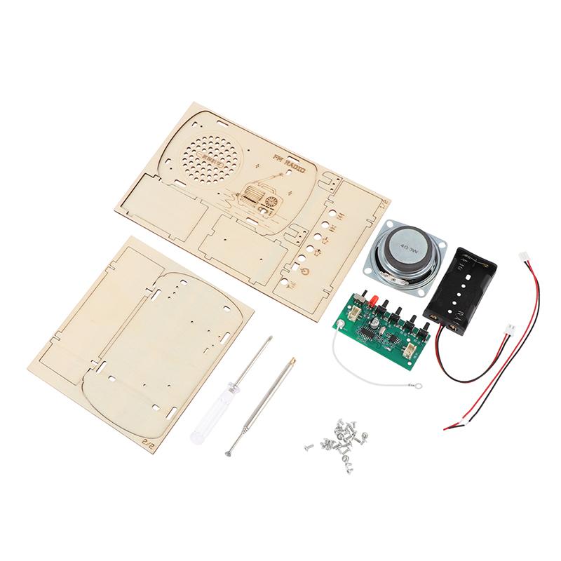 【xxx】DIY Wooden FM Radio Kit V - огляд і ціна Diy Electronics Projects For Kids