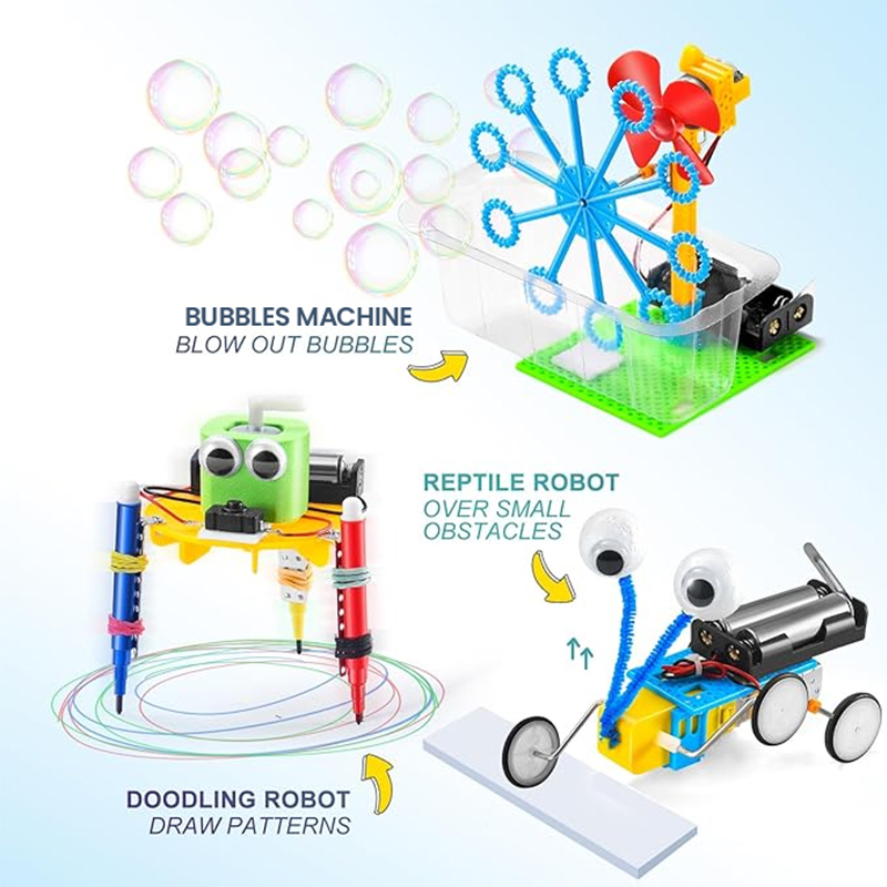 6 Set Robotics Kit Science Exp - огляд і ціна Diy Electronics Toys