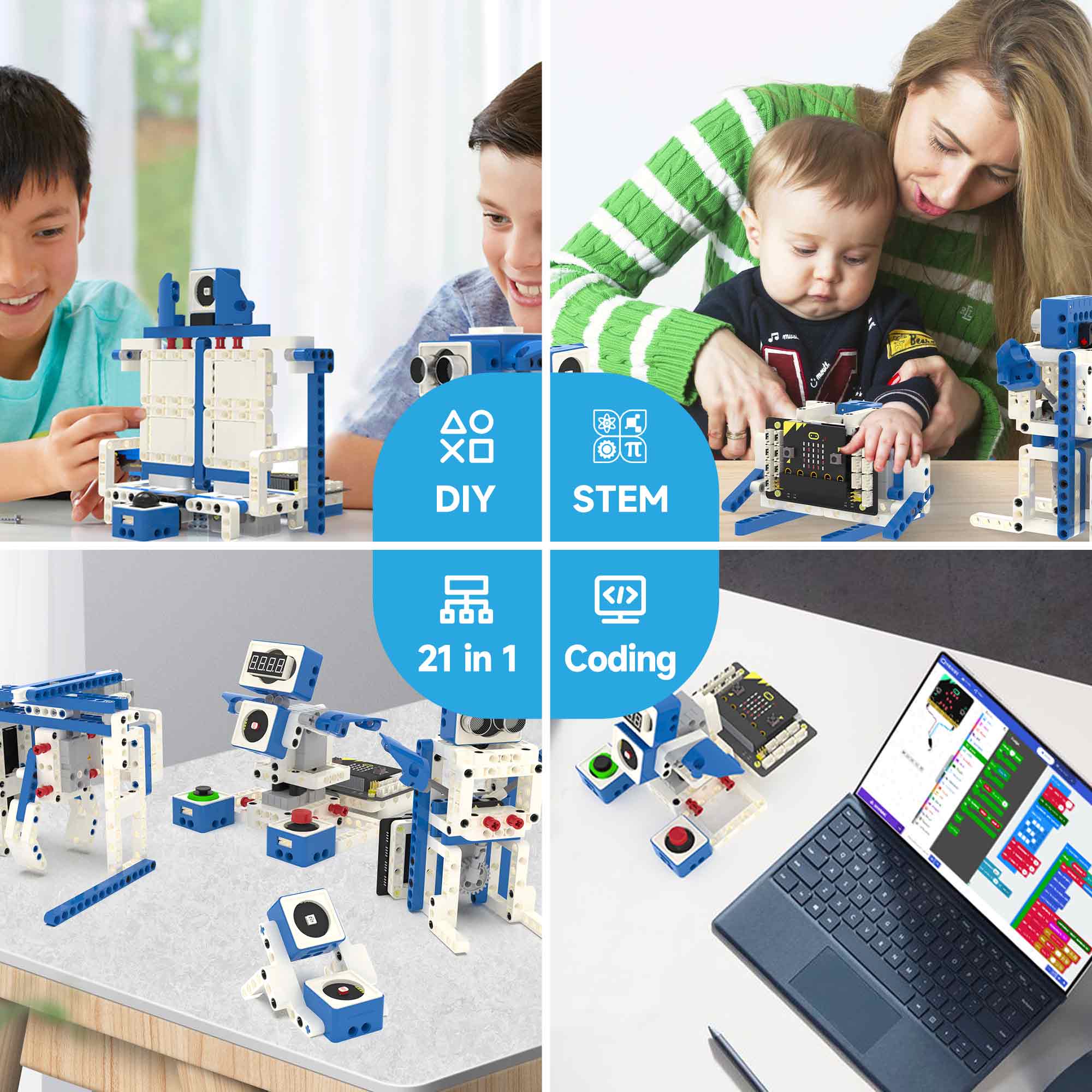 BBC Microbit V2 Smart Robot Ca - огляд і ціна Diy Electronics Projects For Kids