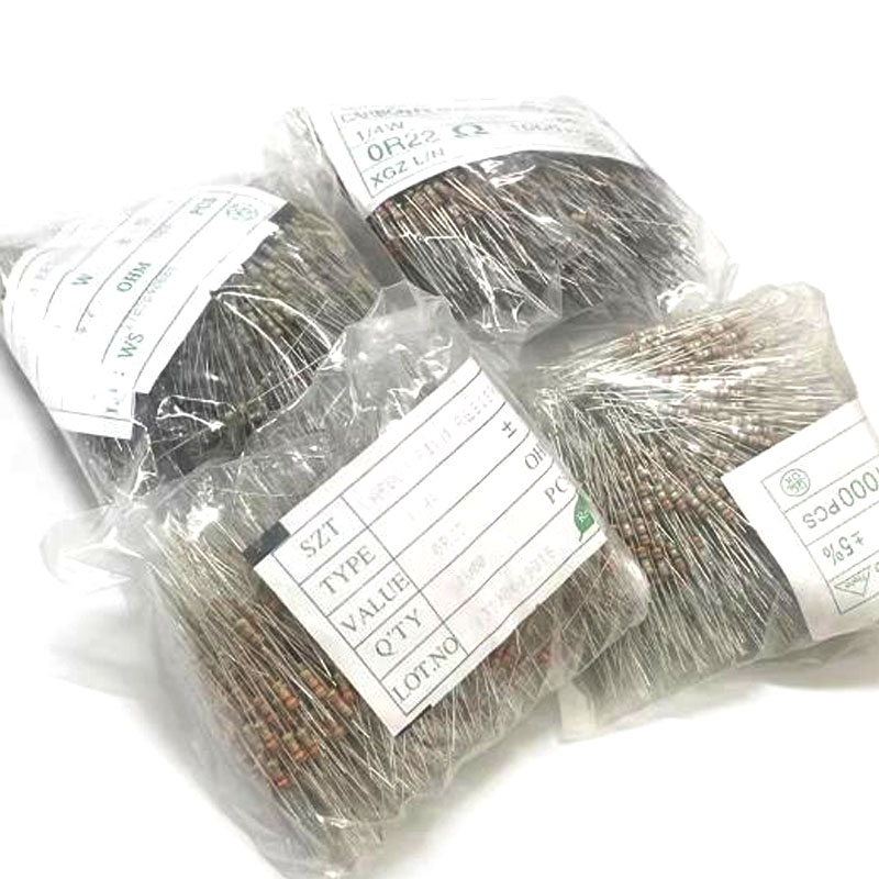 100PCS 1/4W Carbon Film Resist - огляд і ціна Resistor Kit 1 4W