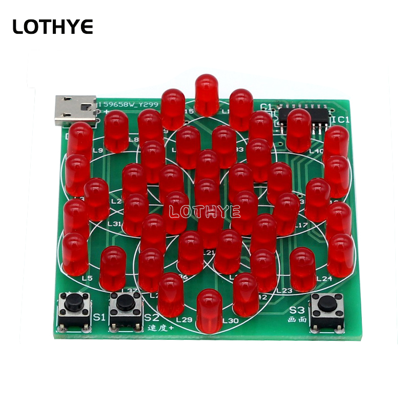 43 LED Multi Style Pattern Ele - огляд і ціна Diy Electronics For Beginners