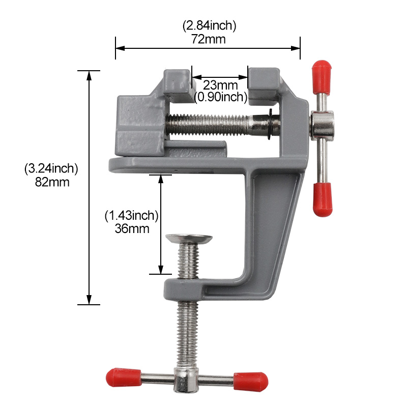 Mini Bench Vise Table Clamp Sc - огляд і ціна Diy Electronics Bench