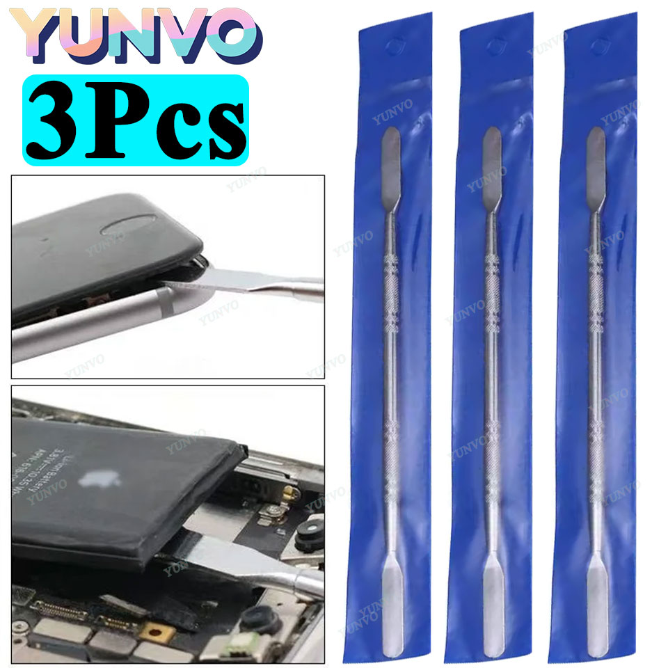 3Pcs Metal Spudger Crowbar Sta - огляд і ціна Diy Electronics Repair