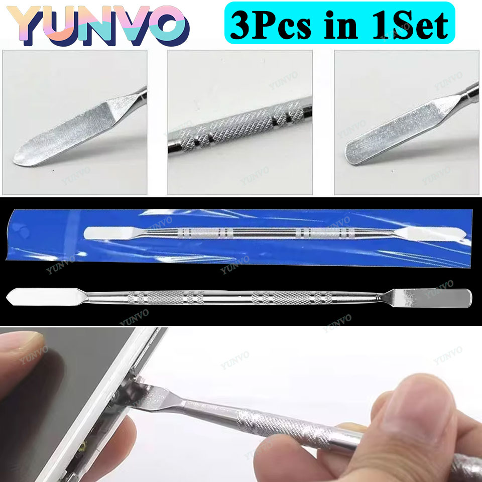 3Pcs Metal Spudger Crowbar Sta - огляд і ціна Diy Electronics Repair