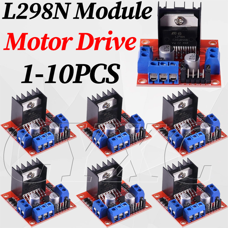 1-10PCS L298N Stepper Motor Dr - огляд і ціна L298N Motor Driver