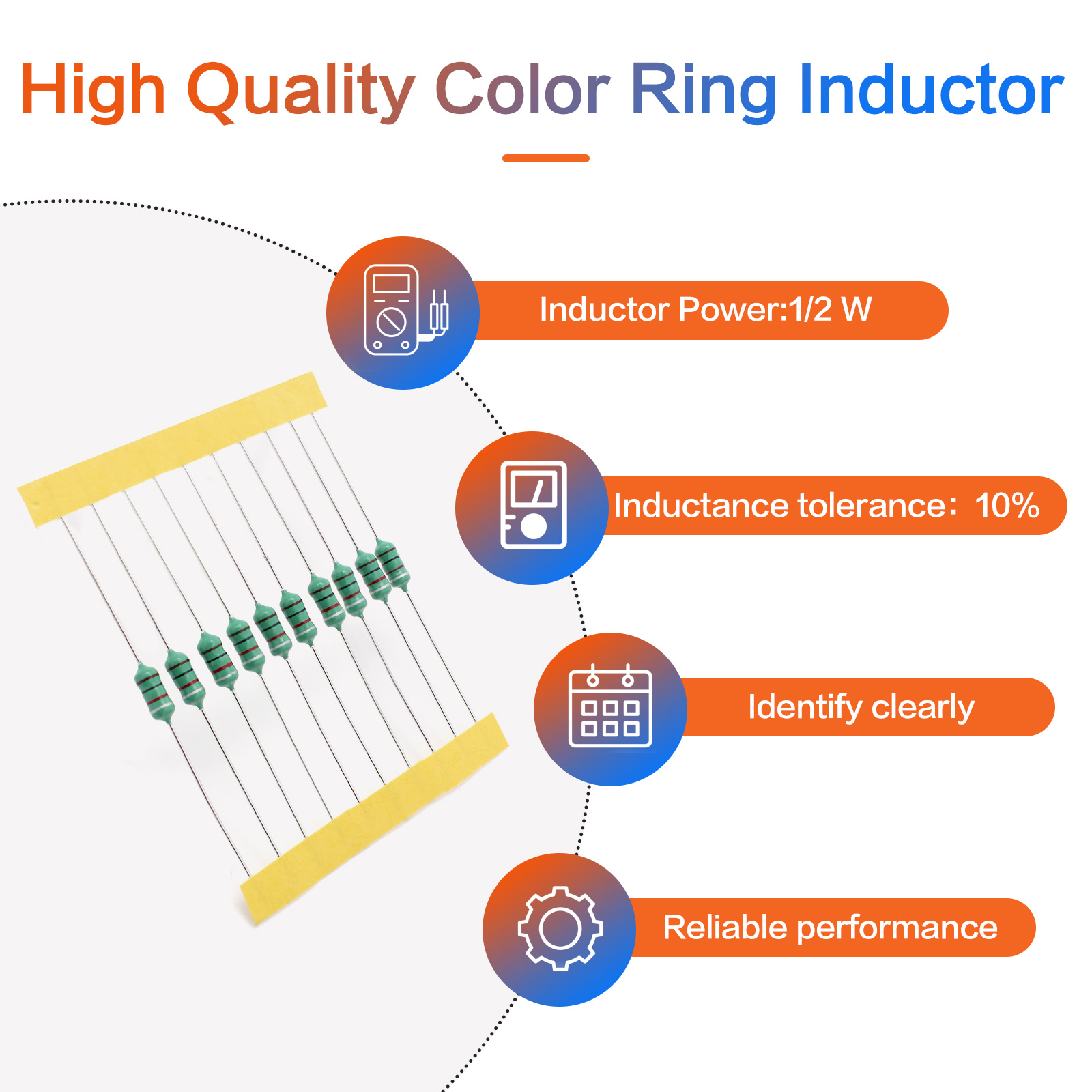 200pcs 1/2W 0410 Color Ring In - огляд і ціна Diy Electronics For Beginners