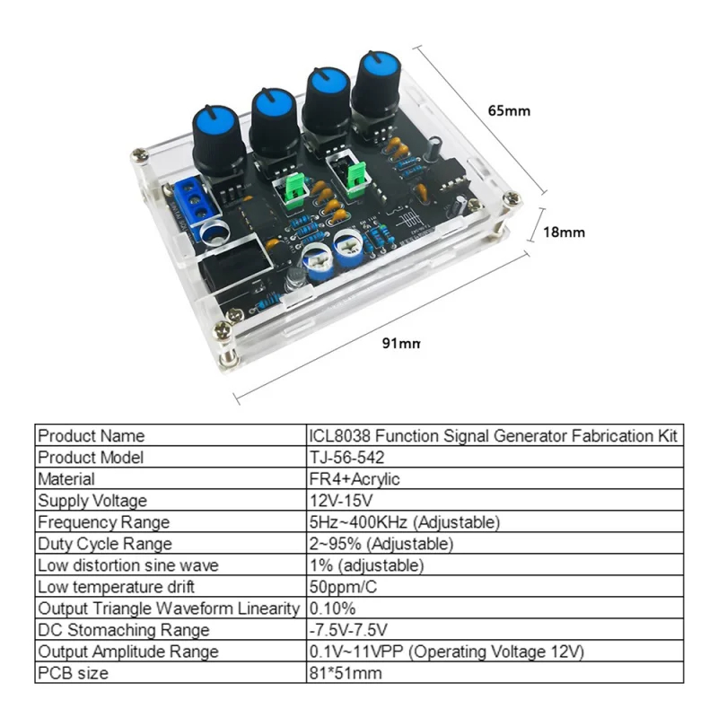DIY ICL8038 Multifunctional Lo - огляд і ціна Diy Electronics Game