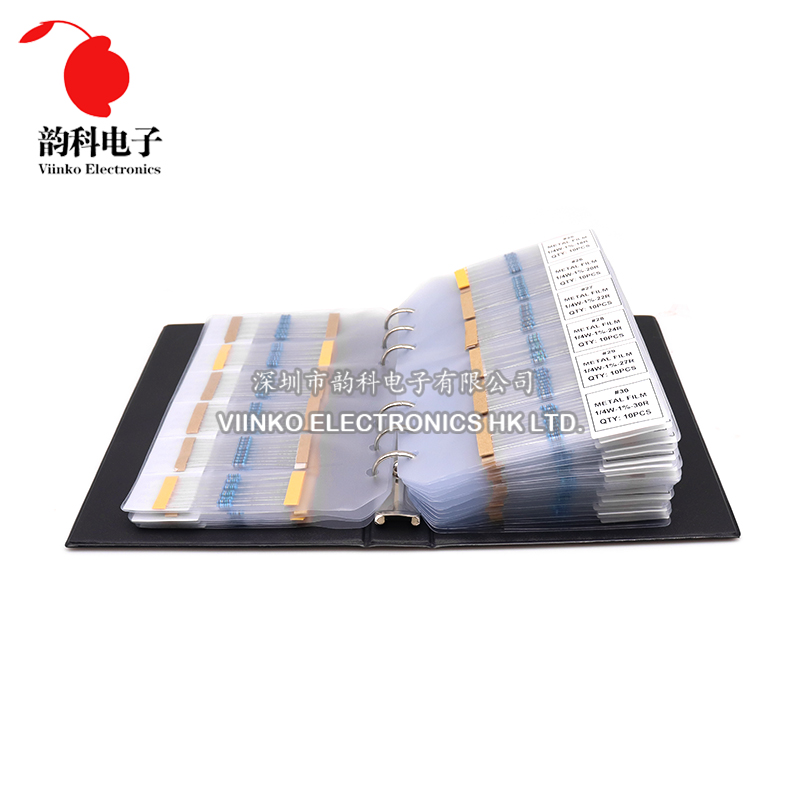 0.25W 122/130/140/158Values 1R - огляд і ціна Resistor Kit 1 4W