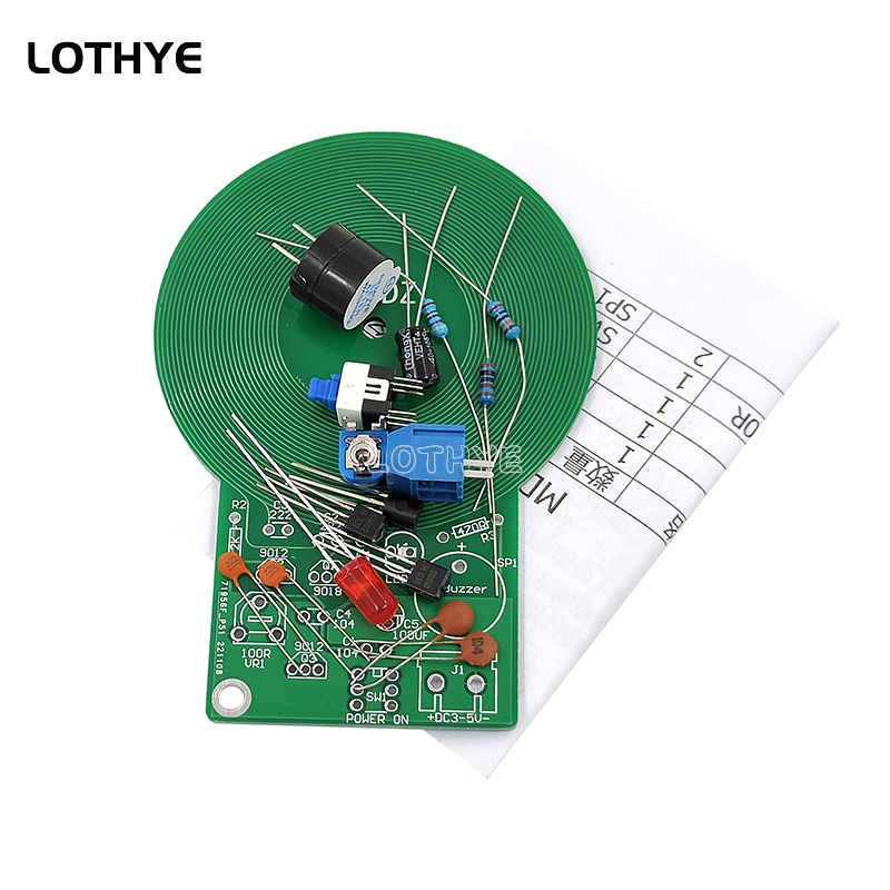 DC 3V-5V Metal Detector Kit DI - огляд і ціна Diy Electronics For Beginners