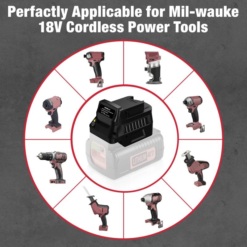 BD40MIL18 Power Tool Battery A - огляд і ціна Black+Decker Tool Cordless