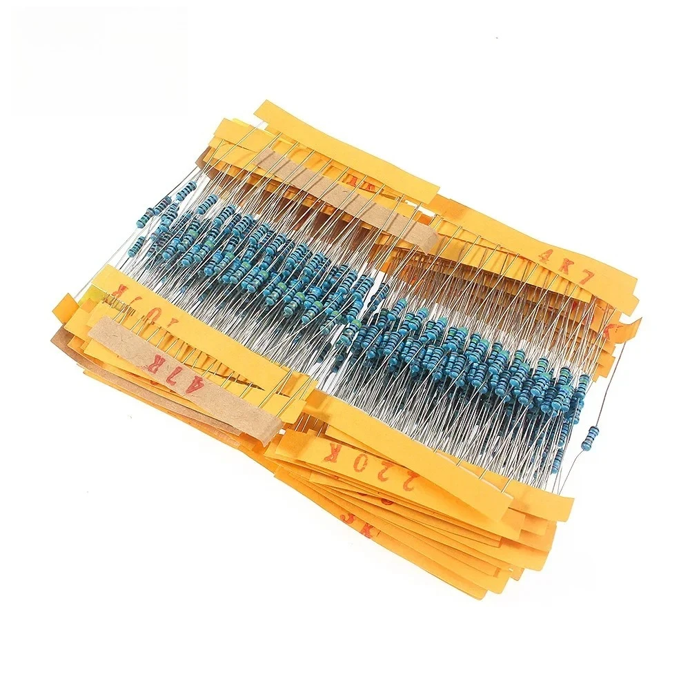 500PCS 1% 1/4W Metal Film Resi - огляд і ціна Resistor Kit 1 4W