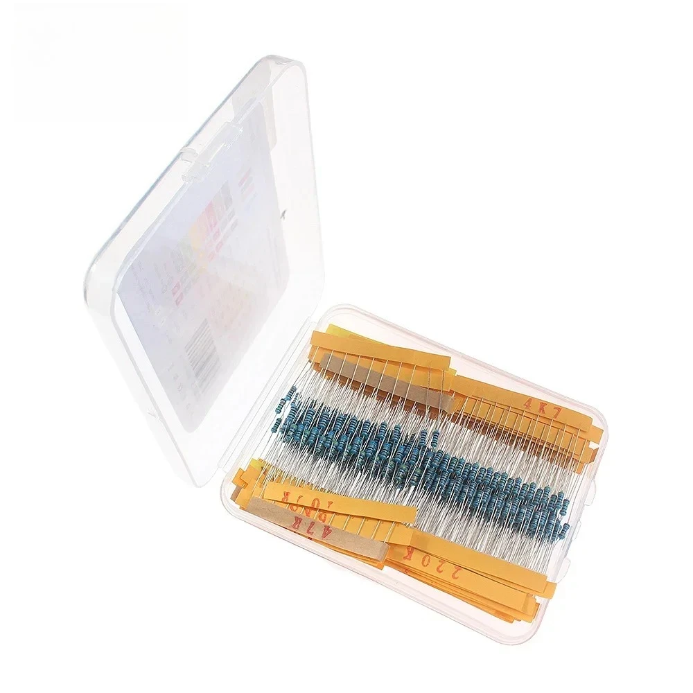 500PCS 1% 1/4W Metal Film Resi - огляд і ціна Resistor Kit 1 4W