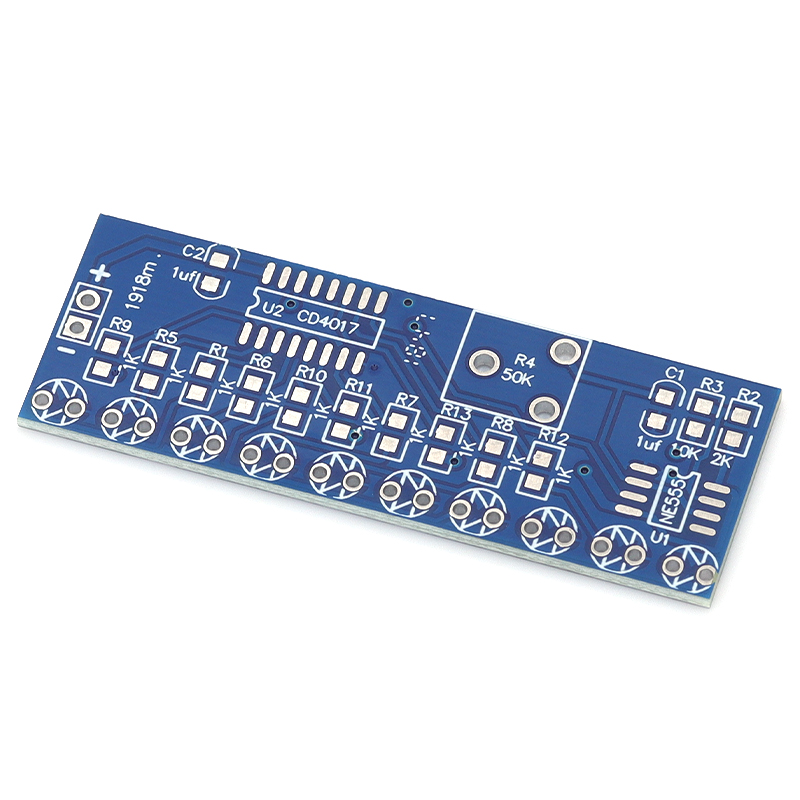 NE555+CD4017 Running LED Flow  - огляд і ціна Diy Electronics Websites