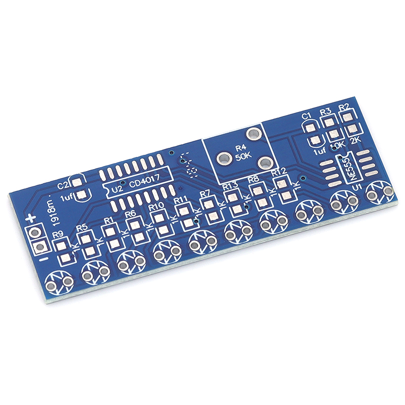 NE555+CD4017 Running LED Flow  - огляд і ціна Diy Electronics Websites