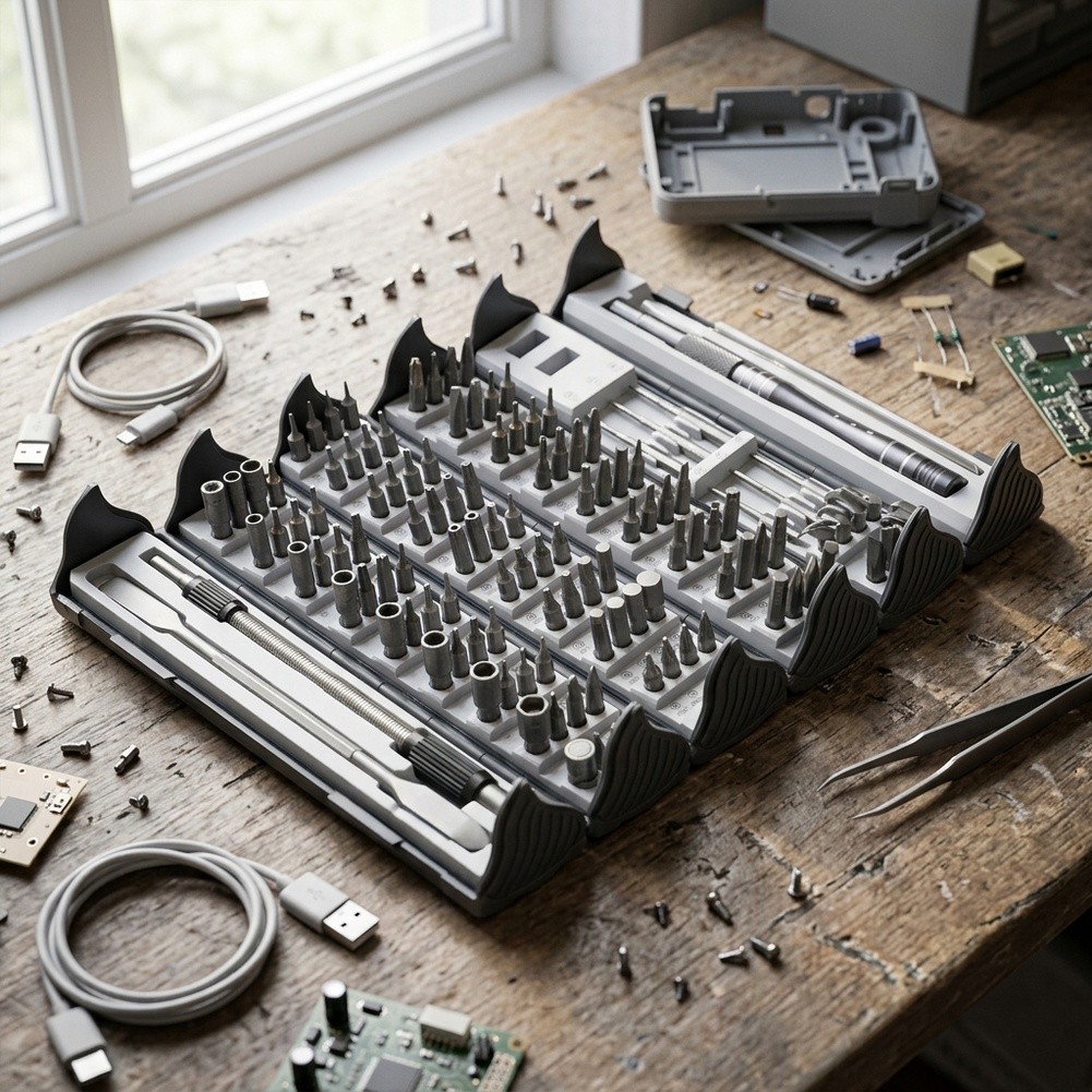 128 In Magnetic Screwdriver Se - огляд і ціна Diy Electronics Tool Kit