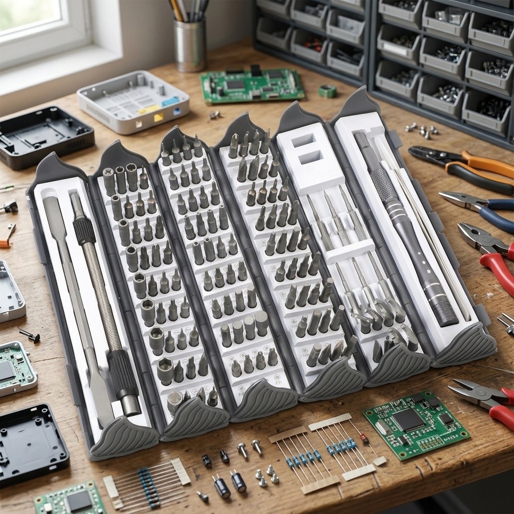 128 In Magnetic Screwdriver Se - огляд і ціна Diy Electronics Tool Kit