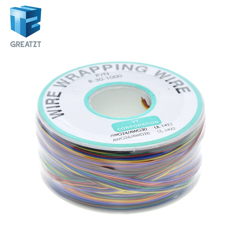 TZT Wrapping Wire 8 30AWG Insu - огляд і ціна Breadboard Jumper Wire
