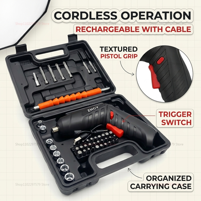 Rechargeable Cordless Electric - огляд і ціна Diy Electronics Tool Kit
